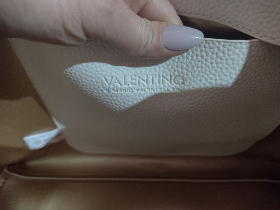 Nowa torebka shopper duża biała Mario Valentino oryginalna