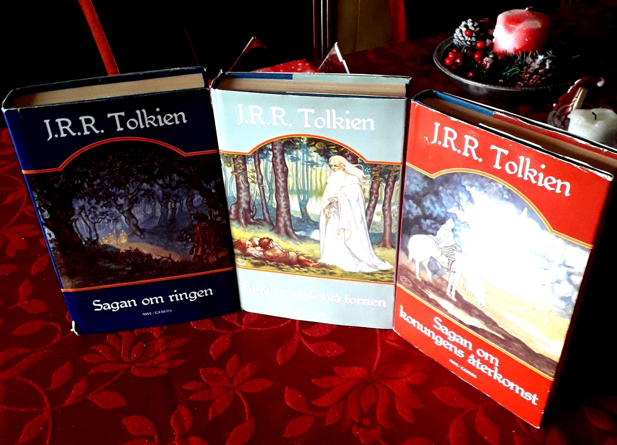 J R R Tolkien - O Senhor dos Anéis - Sagan om Ringen - em SUECO 1984/5