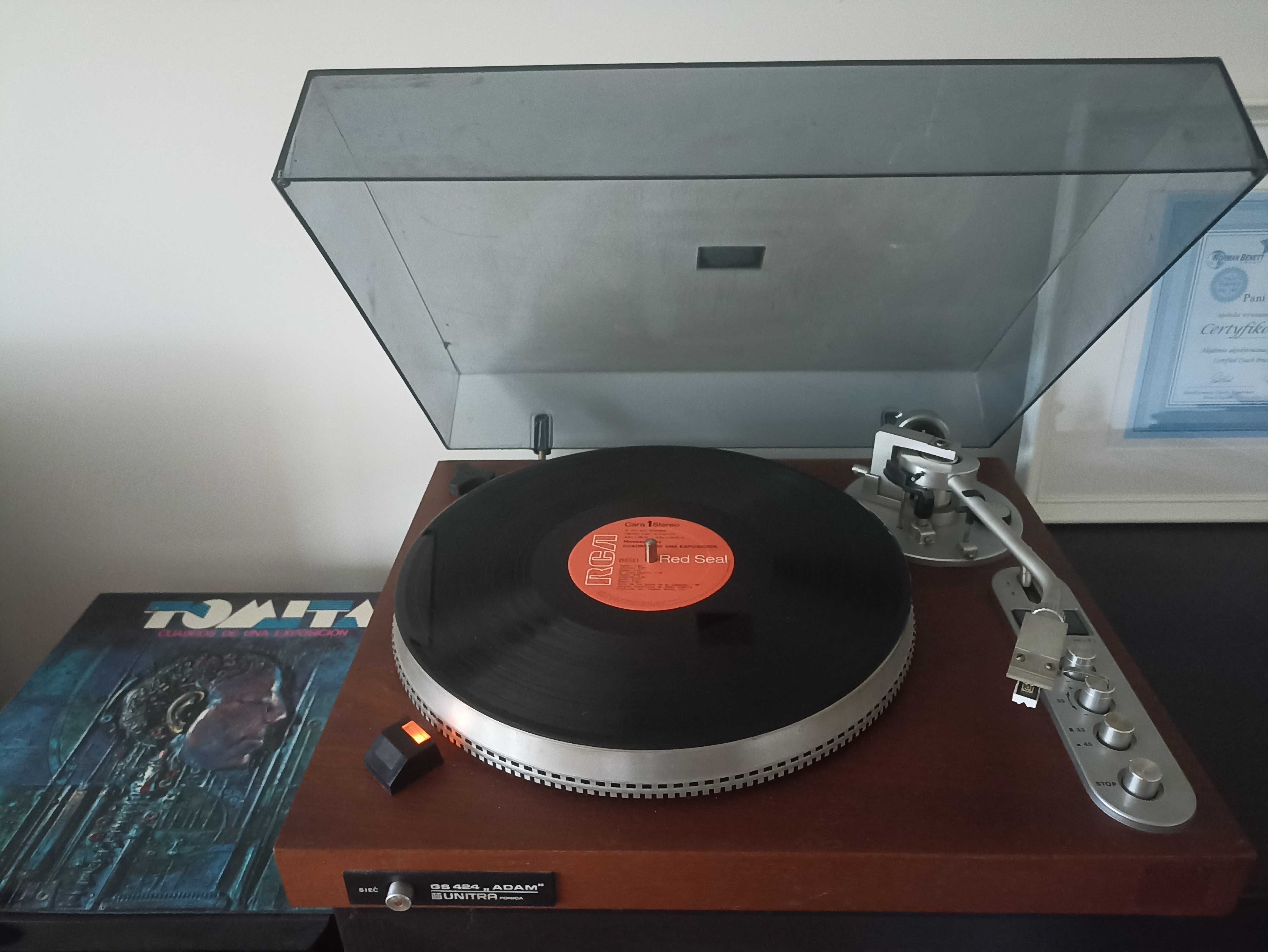 Klasyk gramofon Unitra Fonica GS 424 Adam vintage pierwszy właściciel