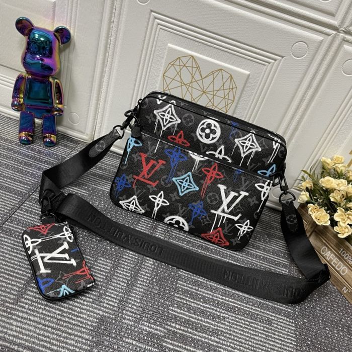 Louis Vuitton Messenger 3v1 сумка мужская trio унисекс кожаная