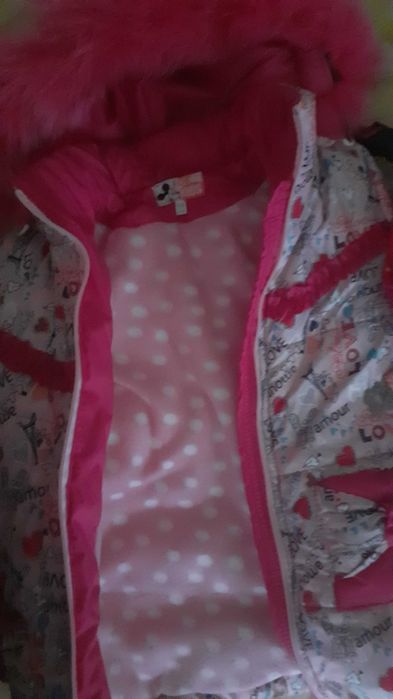 Дитячий зимовий комбинезон+куртка 32р.