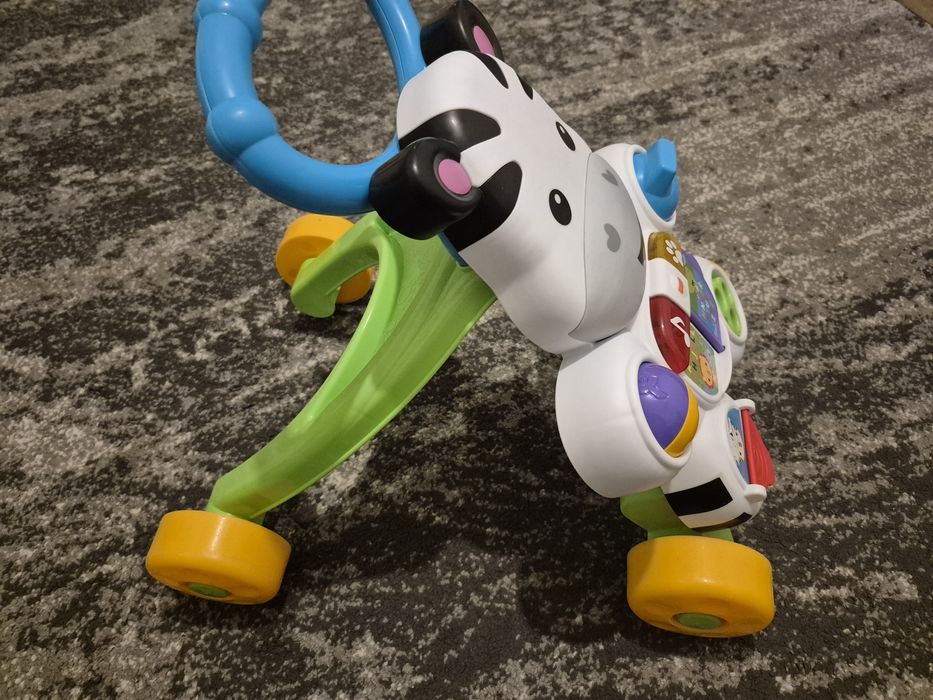 Fisher Price Interaktywny Chodzik Zebra Pchacz