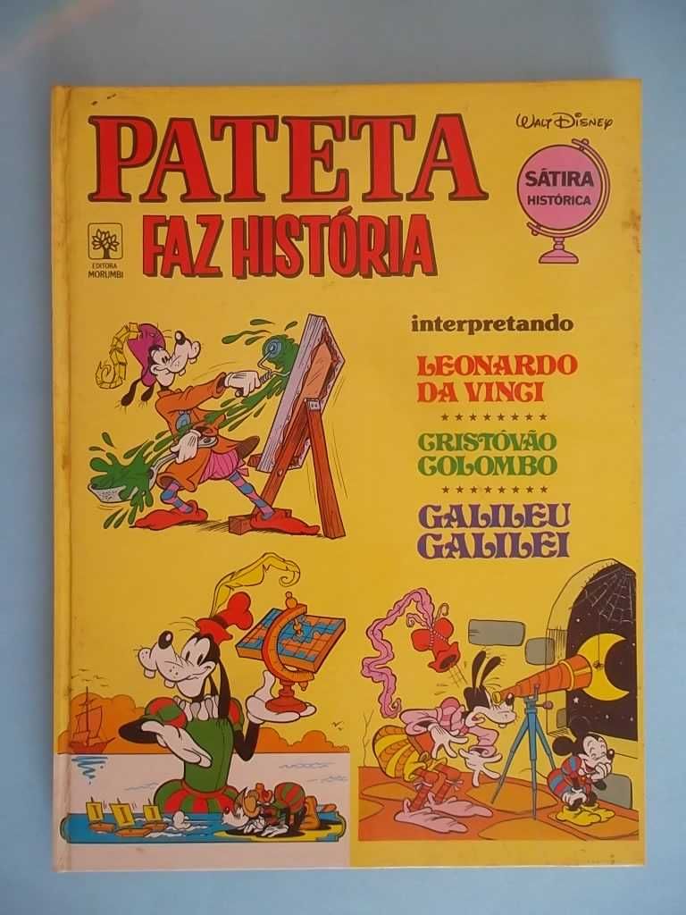 Pateta faz História : volume encadernado com 3 álbuns.