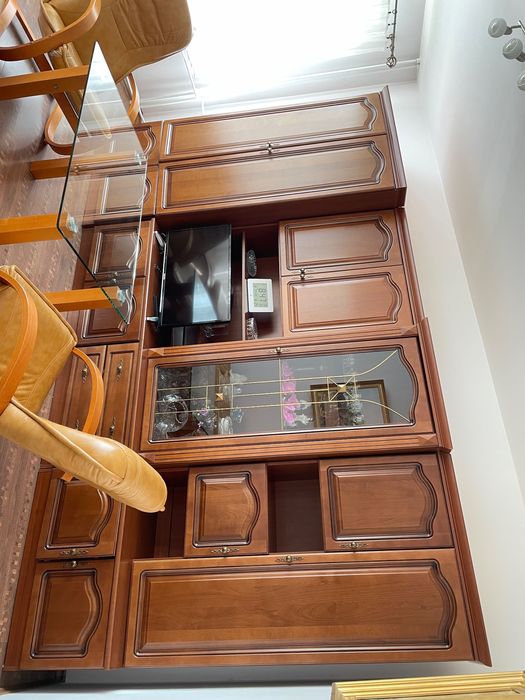 Komplet mebli pokojowych Werona firmy BRW z frontami drewnianymi