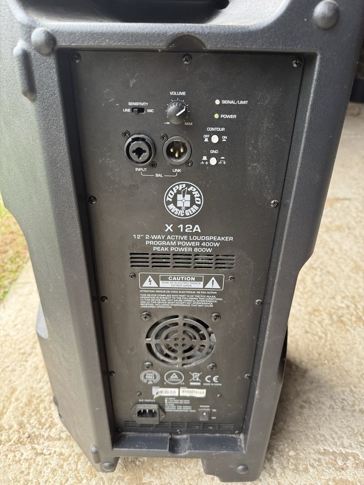 Kolumna aktywna Topp Pro TP X12A 400W