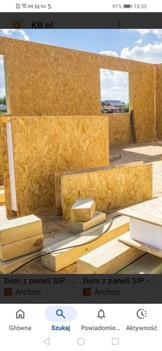 SIP do budowy domów Energo-oszczednych