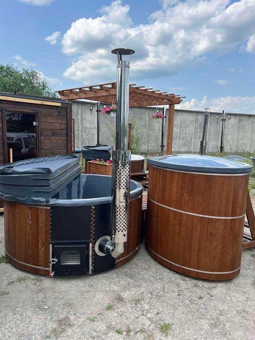 Бочка для холодної води. Купіль для бані, лазні. Холодна купіль