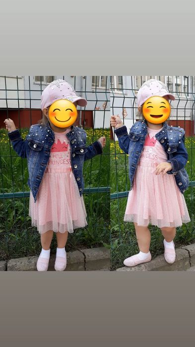 Плаття з фатином на 3-4 рочки