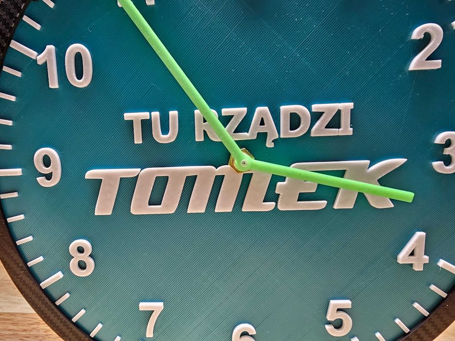Zegar Ścienny Warsztatowy * Styl Makita * Świecący * Personalizowany *
