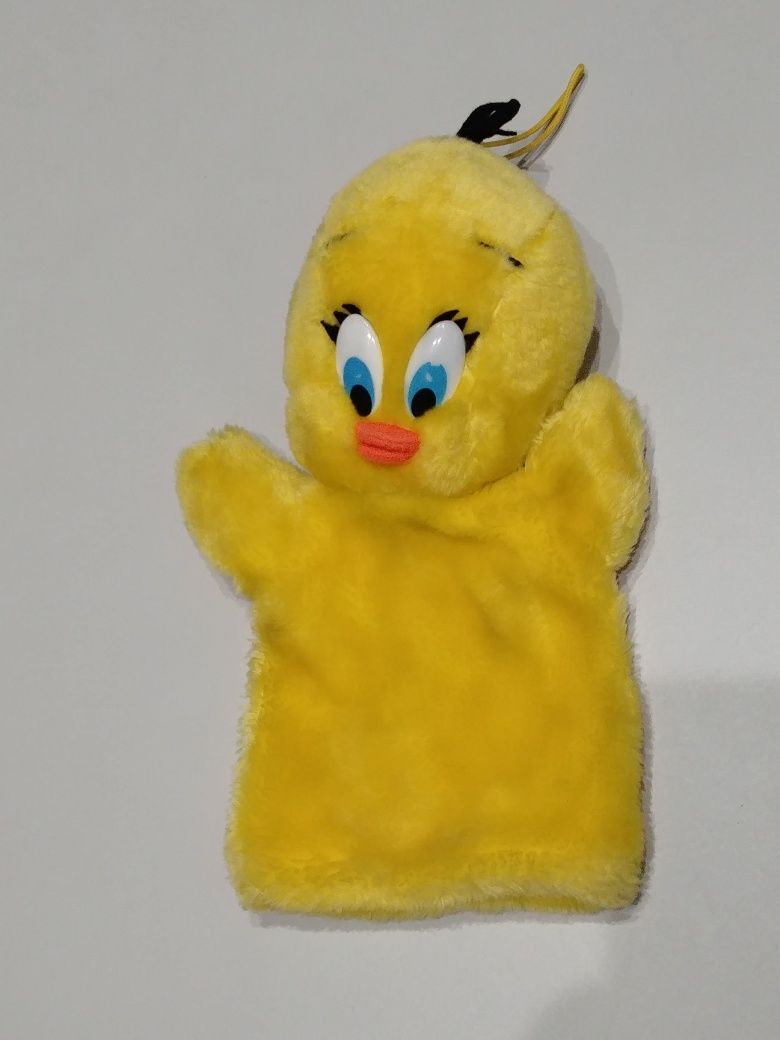 Pacynka maskotka  na rekę żółta kaczorek Tweety z bajki Disney