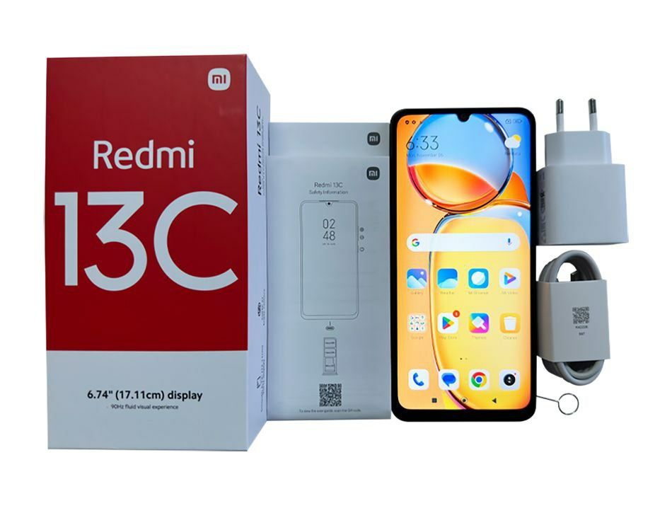 Xiaomi Redmi 13C 6/128 и 8/256 Grey запечатанные есть NFC