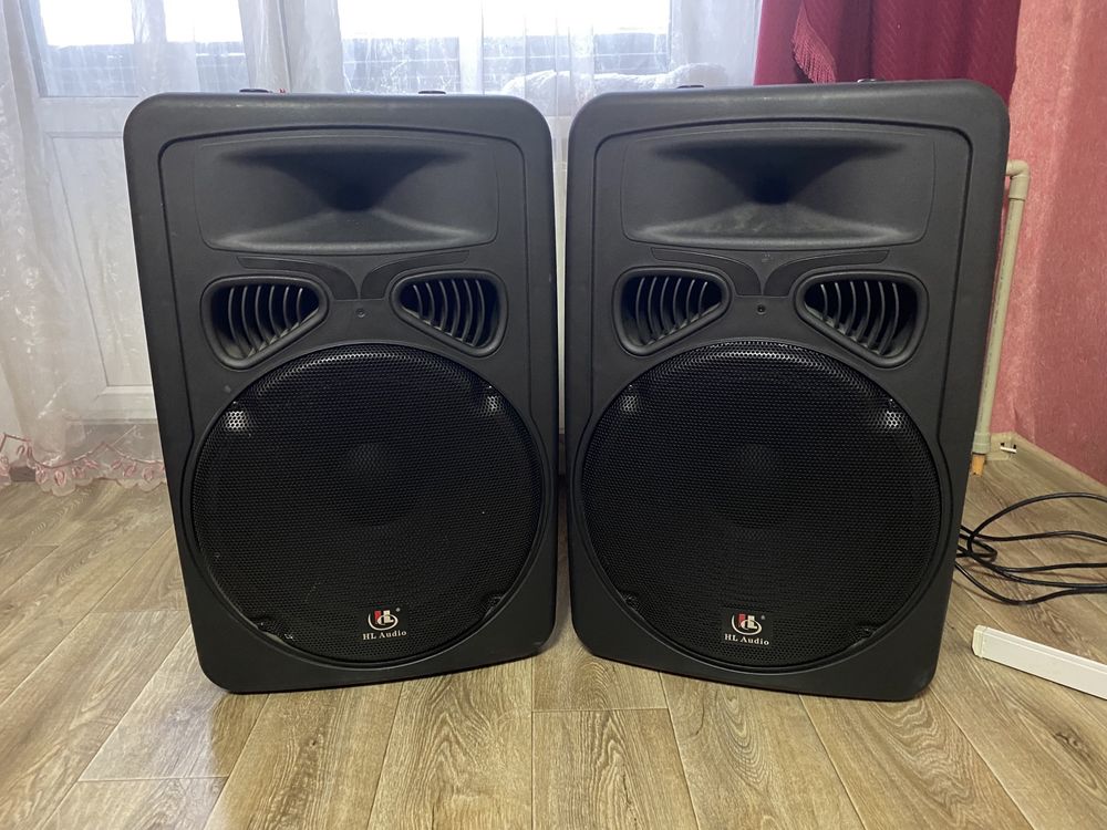 Продам пару активных колонок HL Audio J15 BT 800Watt