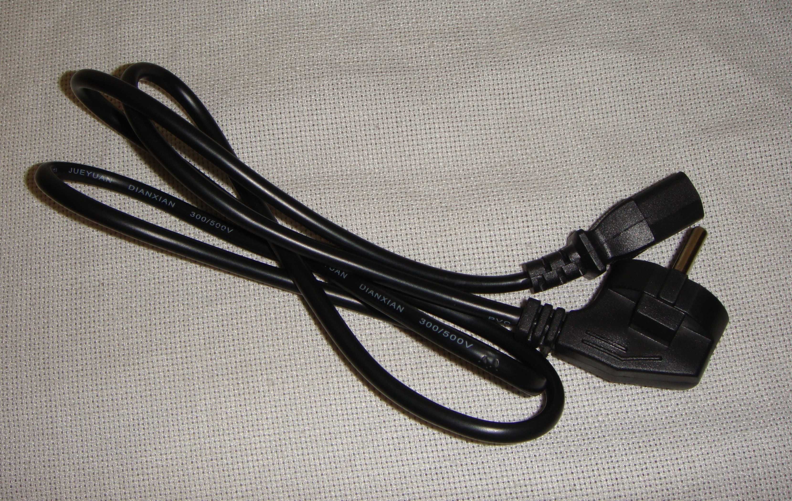 Новый компьютерный кабель питания для компьютера ПК монитора 115см