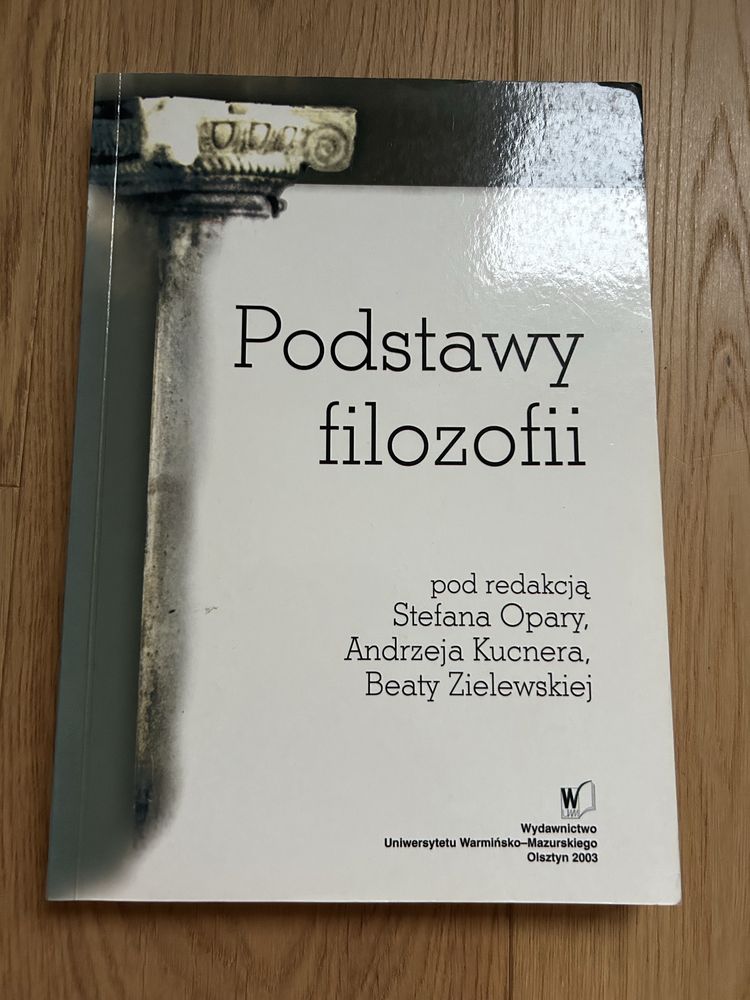 Książka Podstawy filozofii