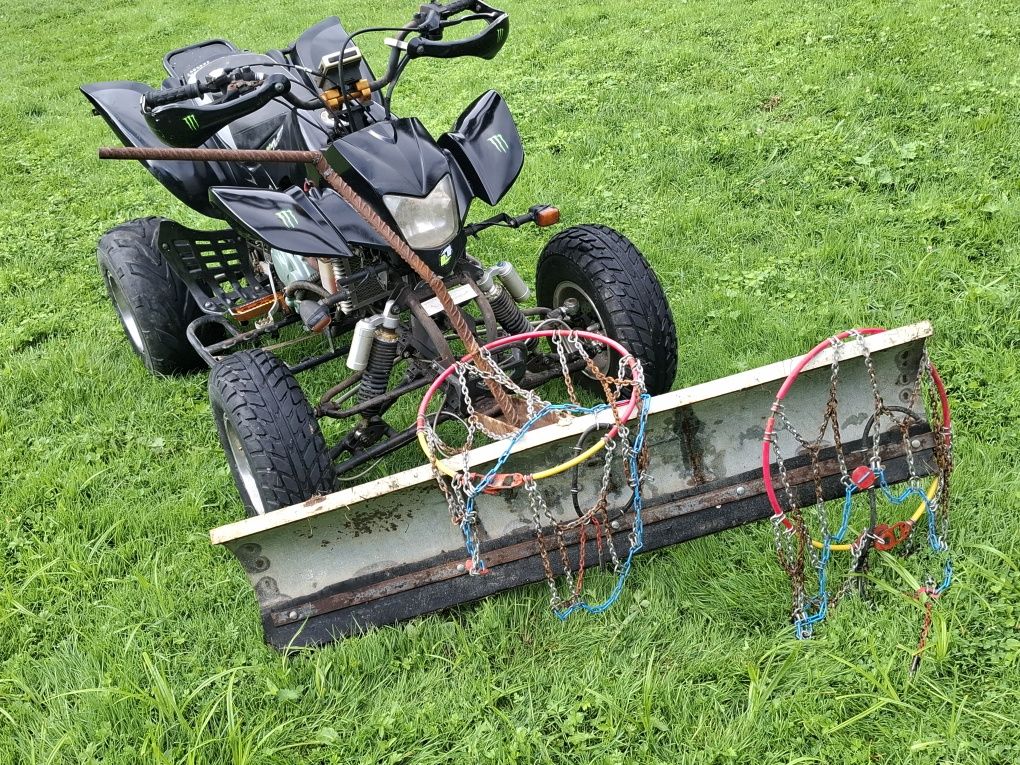 Quad Bashan 250 +przyczepka i pług