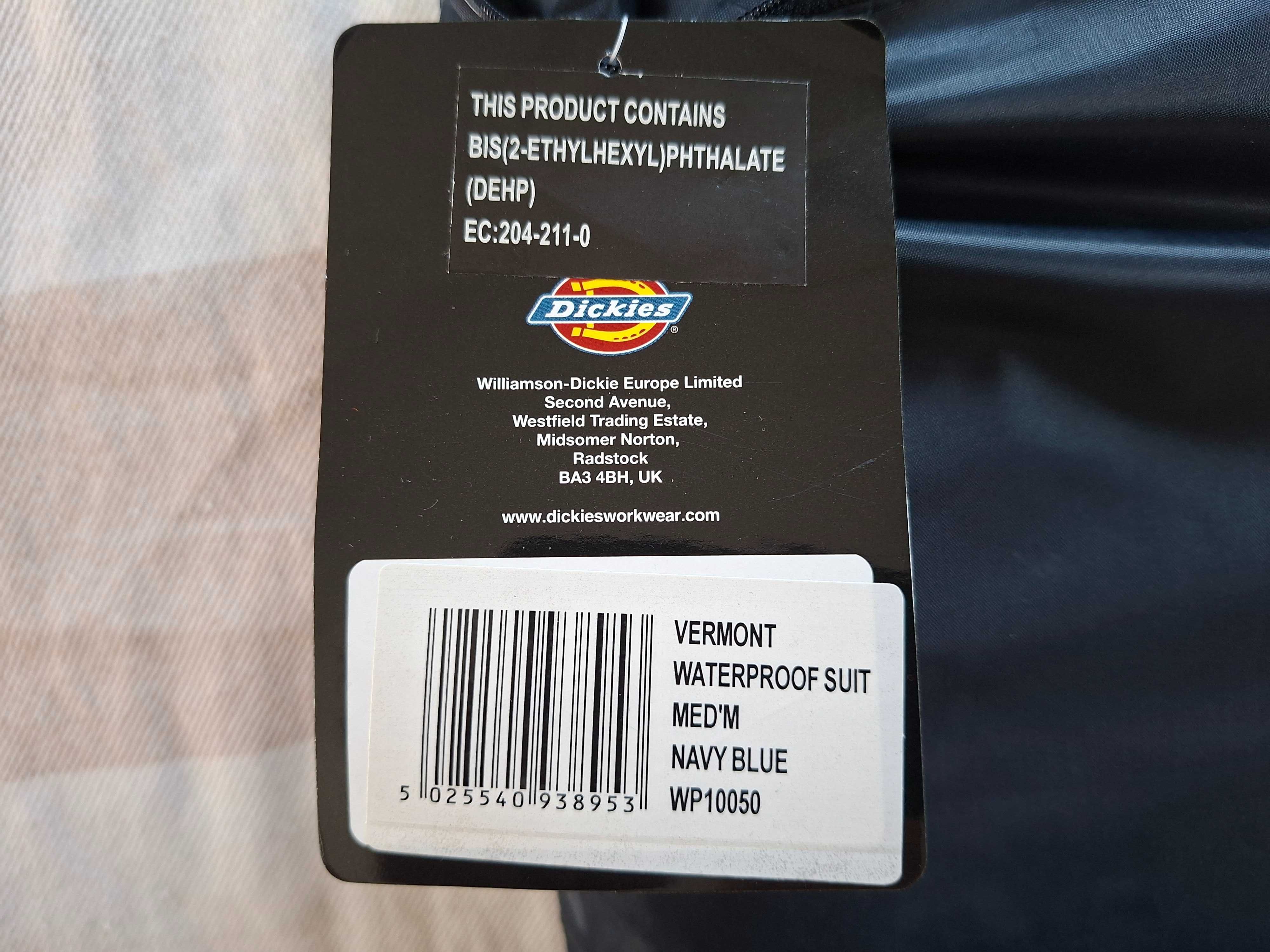Dickies Vermont Wodoodporny Kombinezon WP10050 Roz. S