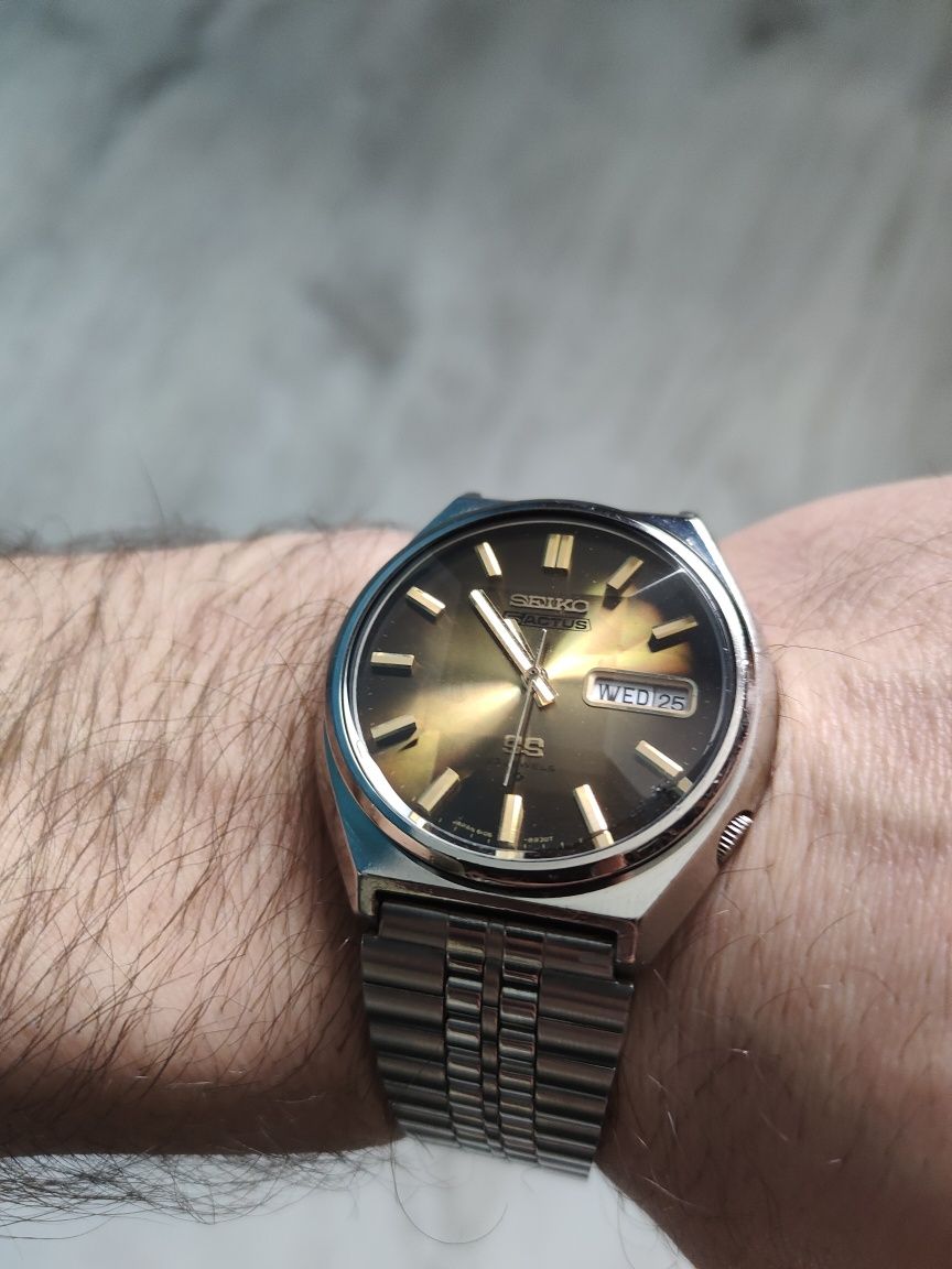 Seiko 5 Actus 6106 złoty 2