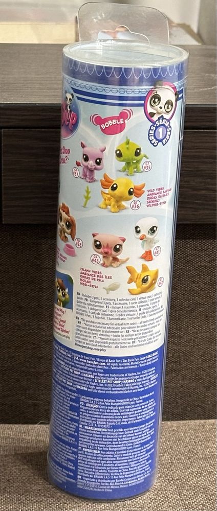 Littlest Pet Shop Trio tube. LPS. набір з трьох петів