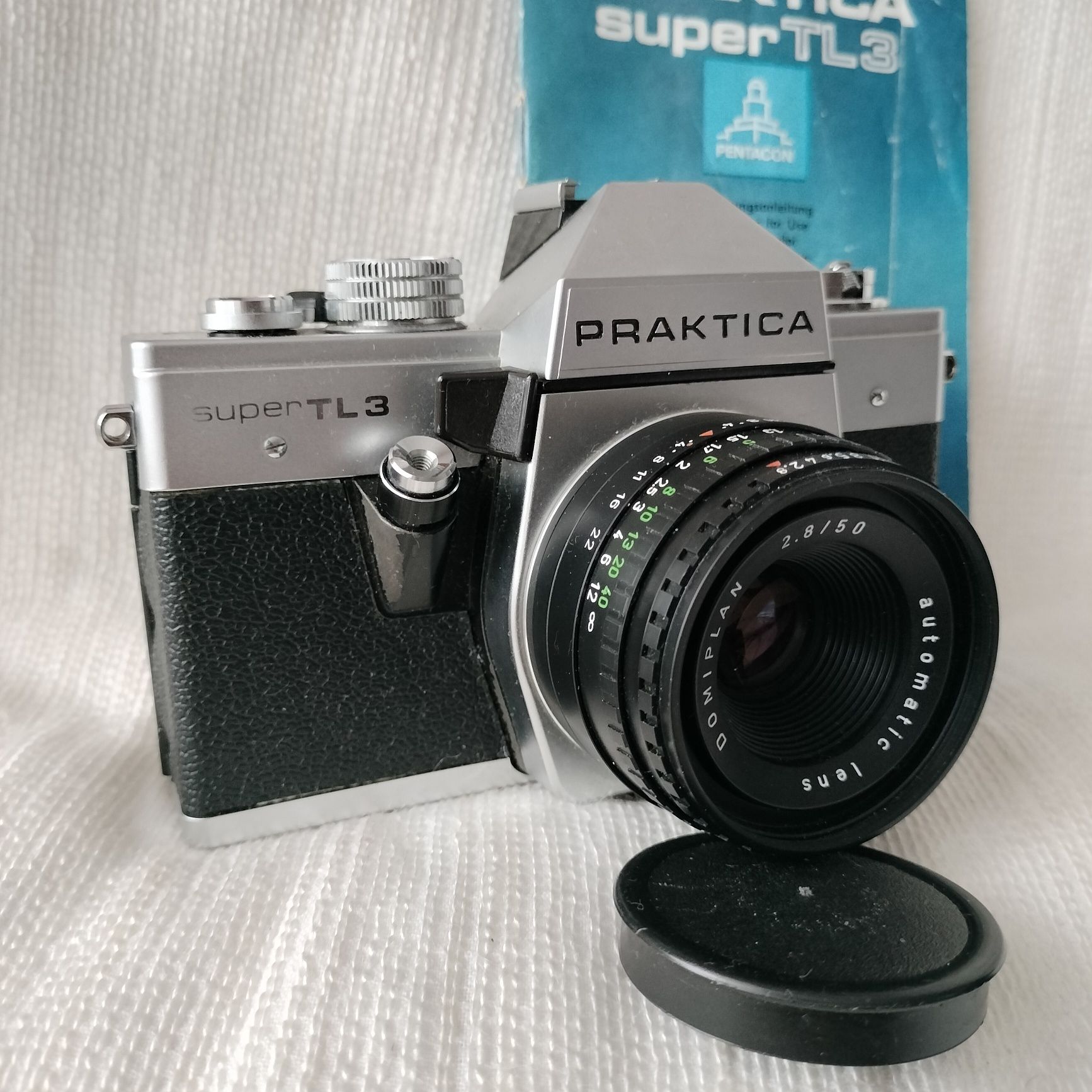 Praktica super TL3 Domiplan 50mm 1:2.8 M42