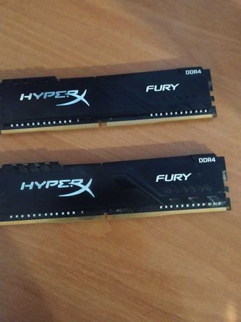 Оперативная память Hyperx Fury 8 GB (2x 4GB) DDR4 2666Mhz