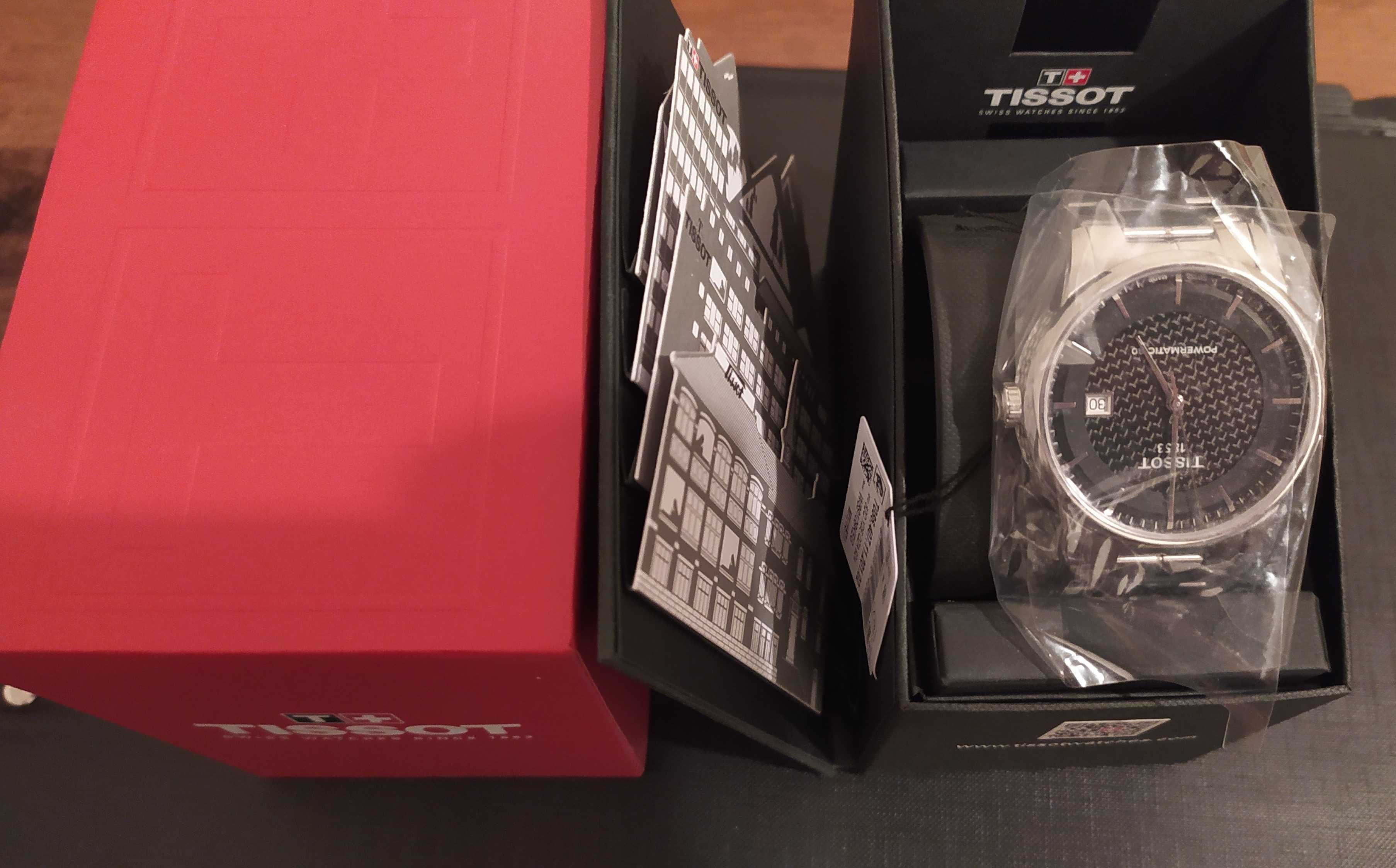 Nowy zegarek Tissot luxury POWERMATIC 80 T086.407.11.201.02