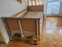 Łóżko rehabilitacyjne elektryczne + 2 materace (w tym antyodleżynowy)