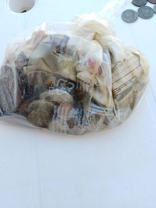 Moedas antigas para coleção