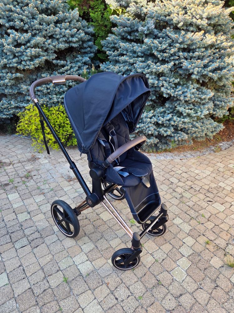 Wózek Cybex Priam 2.0 gondola + spacerówka + nosidełko