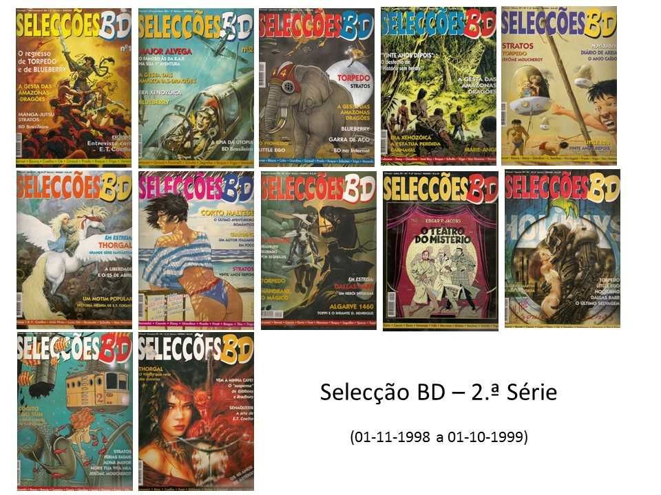 Colecção revistas Selecções BD 2.ª Série - 20 números