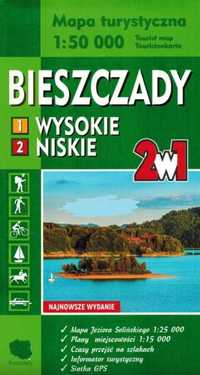 BIESZCZADY wysokie niskie 2W1 MAPA WIT WYD. 2020