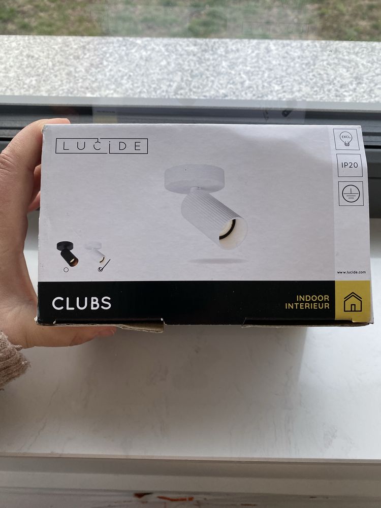 Lampa/reflektor sufitowy pojedyncza Lucide Clubs