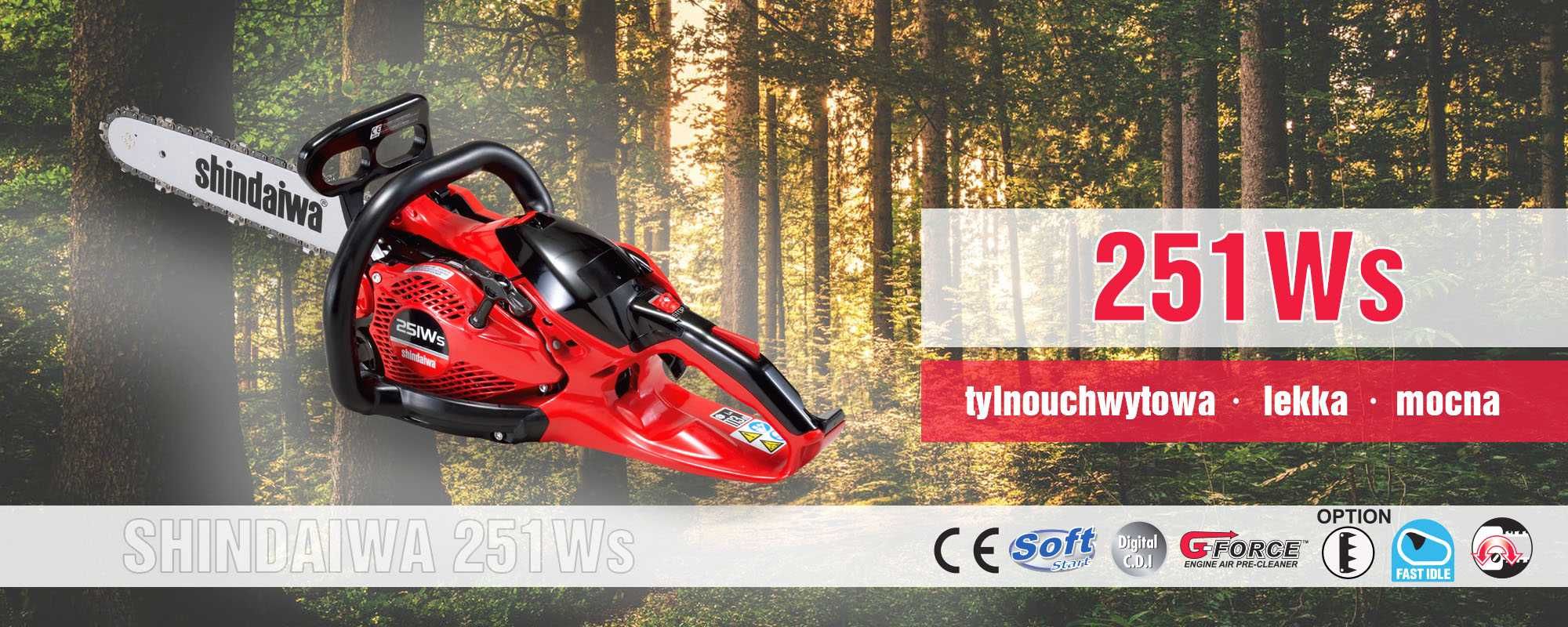 Spalinowa pilarka mechaniczna SHINDAIWA 251Ws