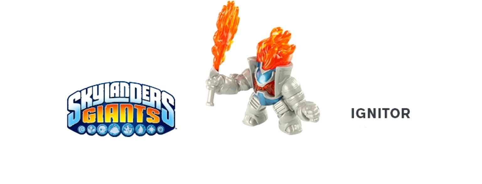 Ignitor Figura brinde Happy Meal McDonald's 2013 Skylanders Giants