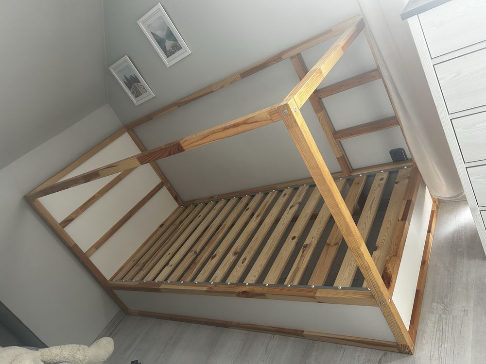 Dwustronne łóżko Ikea Kura +baldachim kosmos