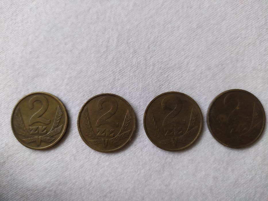 Monety PRL lot 1 zł, 2 zł, 10 zł, 20 zł, Prus, Nowotko