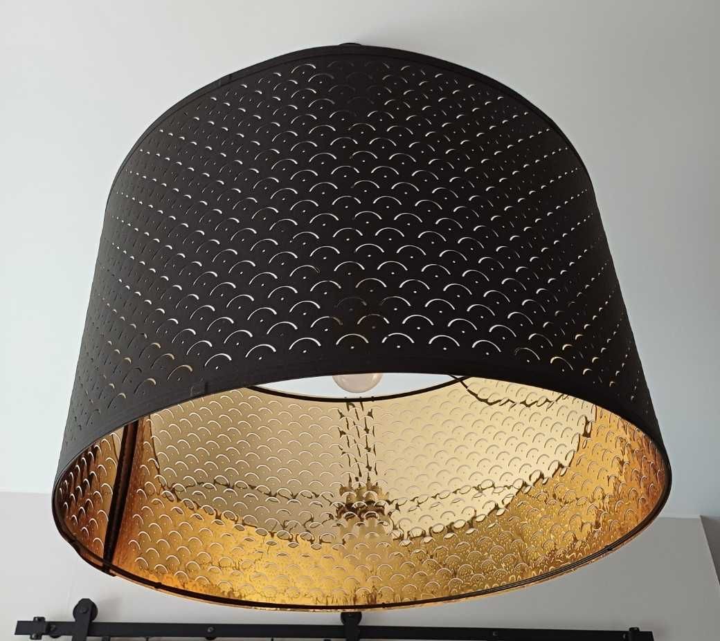 NYMÖ klosz czarno- złoty Ikea, 59 cm-jak nowy