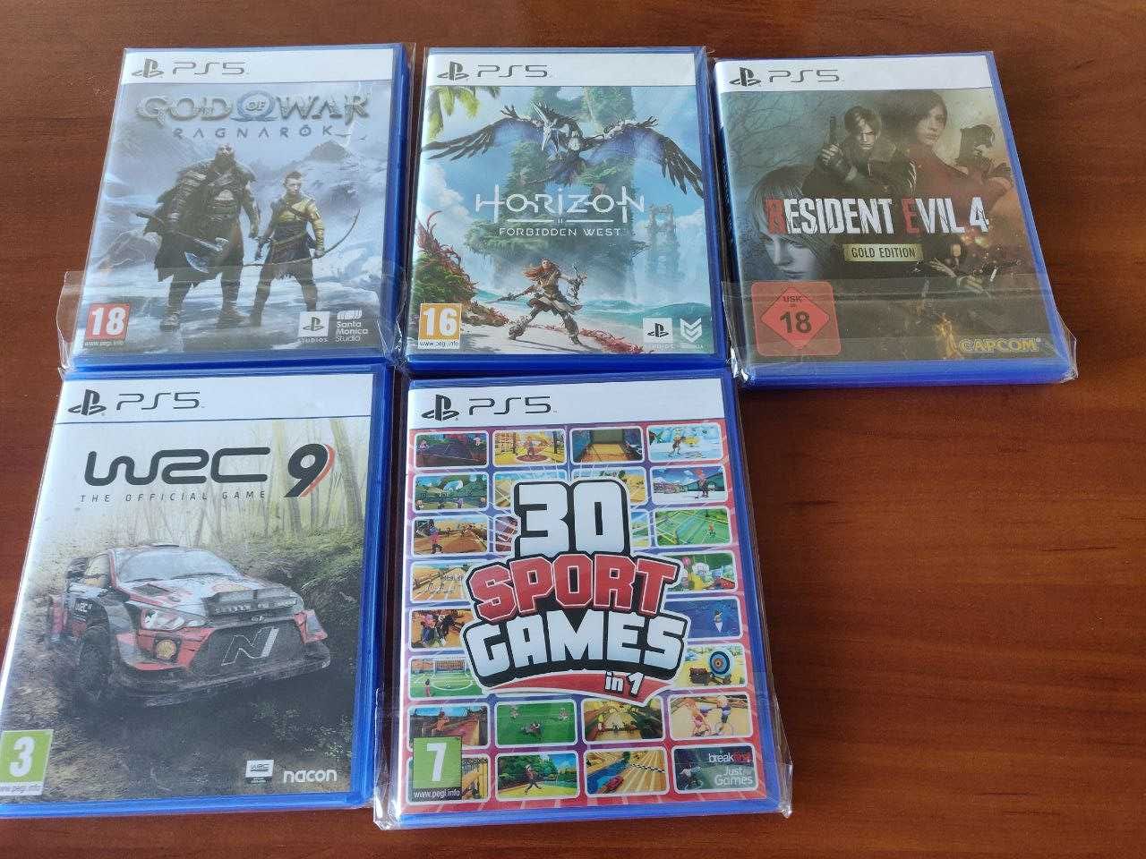 Колекція PS5 дисків до playstation 5
