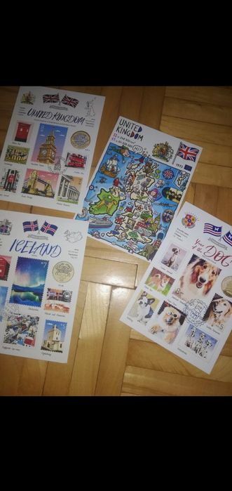 Kartki pocztowe pocztówki psy uk wielka brytania Islandia  angielskie