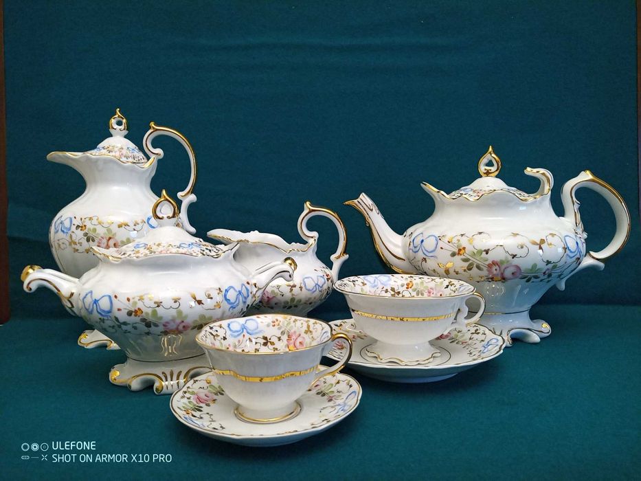 Vista Alegre serviço chá café Lacinhos