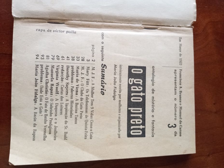 Coleção o Gato Preto número 3 - Virgínia Woolf, Agatha Christie/Outras