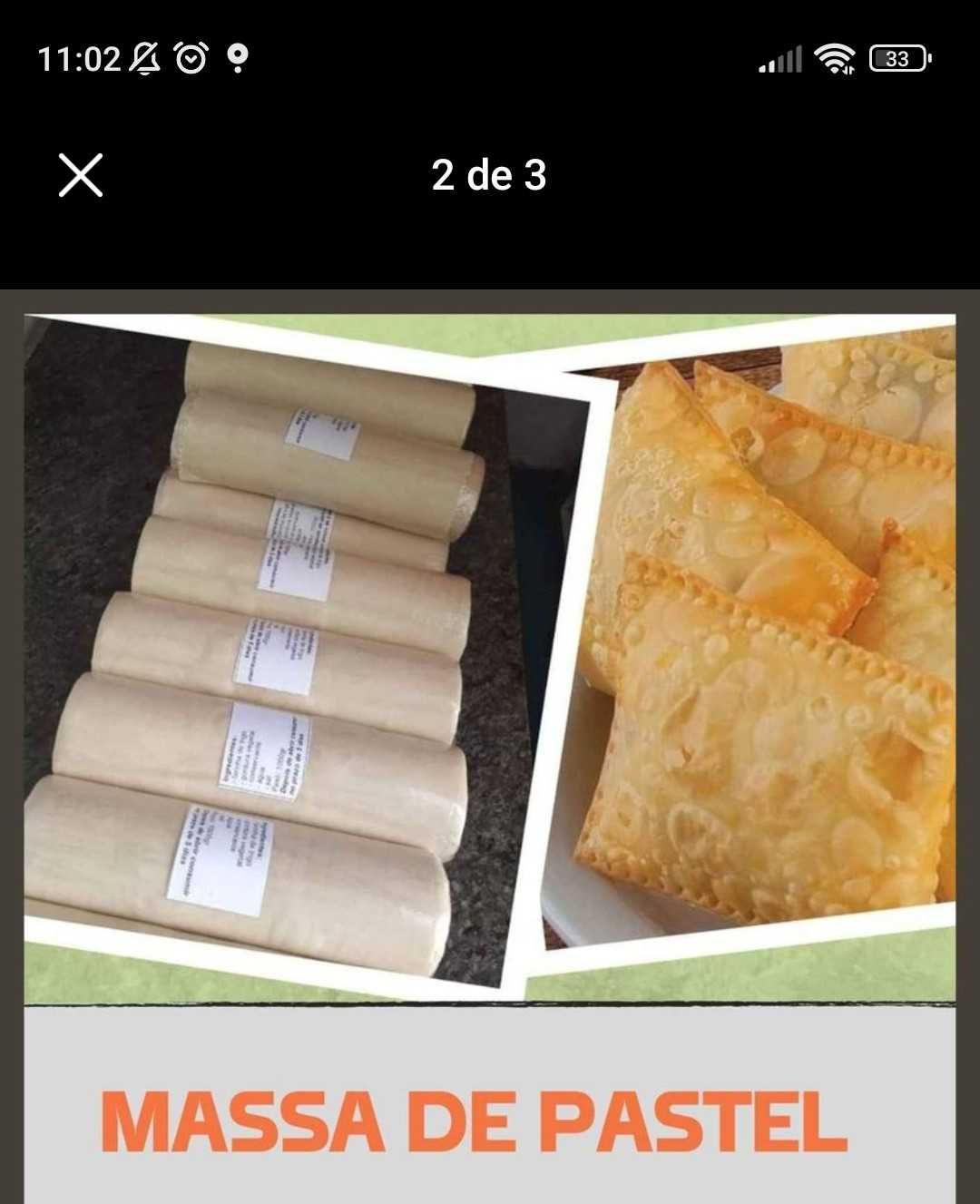 Massa de pastel brasileiro