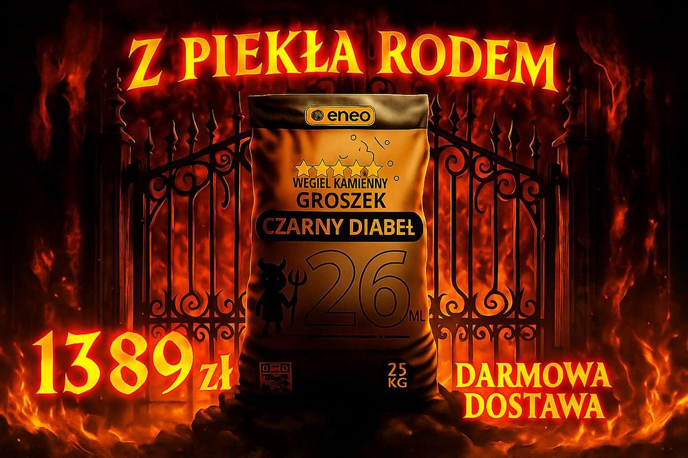 Ekogroszek PROMOCJA! Węgiel groszek, miał, pellet. DOSTAWA ZA DARMO!