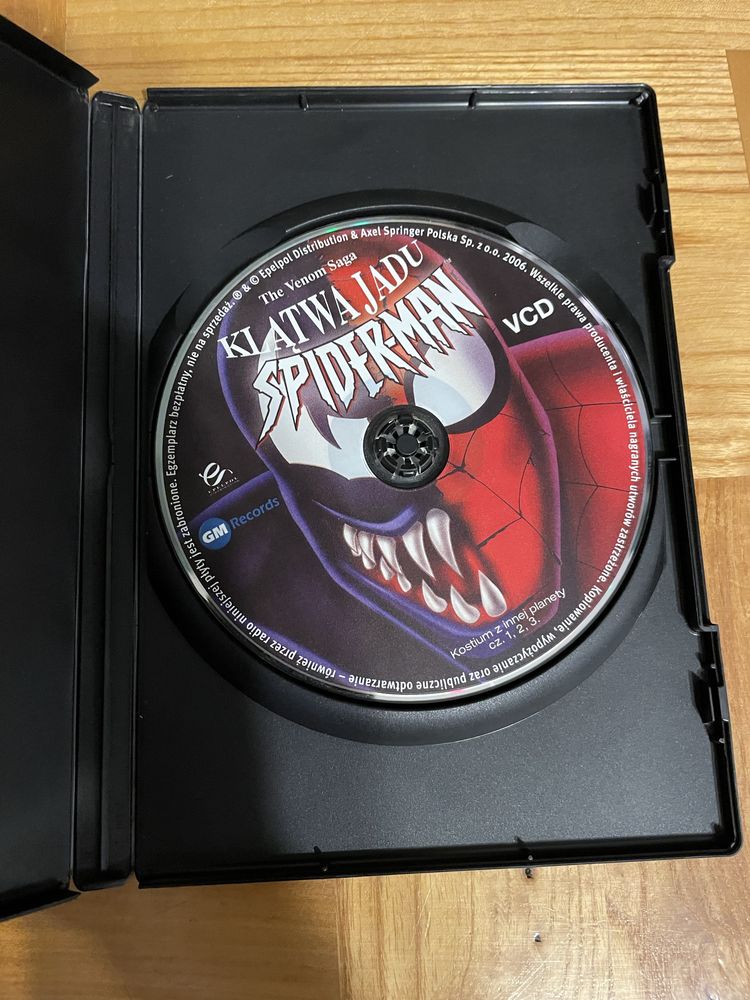Spiderman klątwa jadu vcd