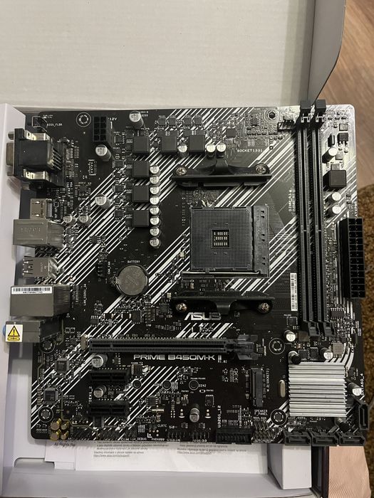 Материнская плата ASUS PRIME B450M‑K II