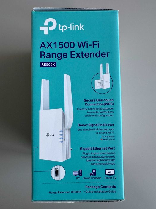TP-Link RE505X (AX1500 Wi-Fi 6 Range Extender)