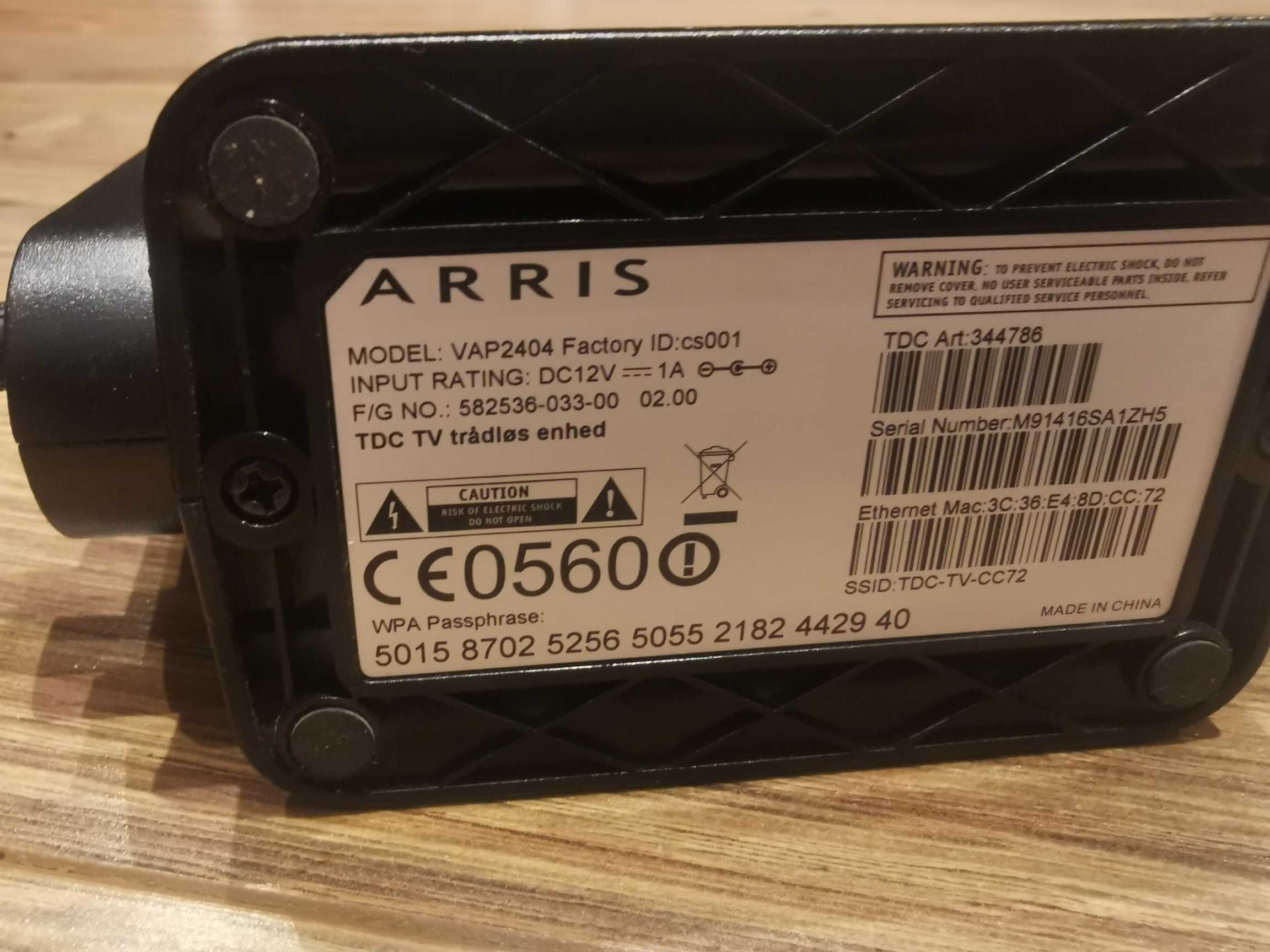 router arris vap2404
