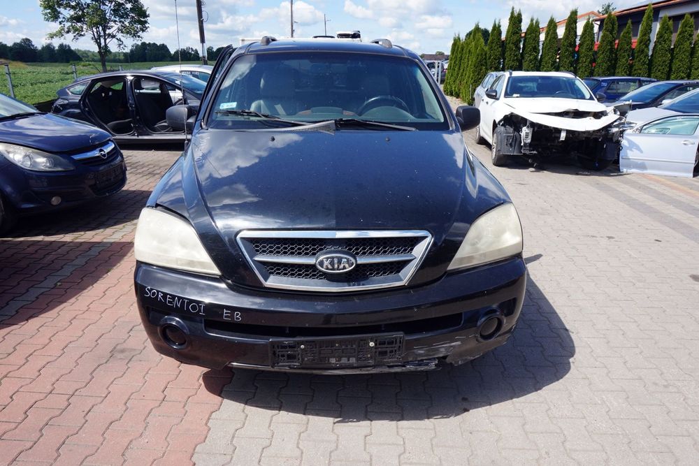 MASKA ZDERZAK BŁOTNIKI LAMPY SORENTO I EB  KIA 2002-2007 CZARNY PRZÓD KOMPLETNY