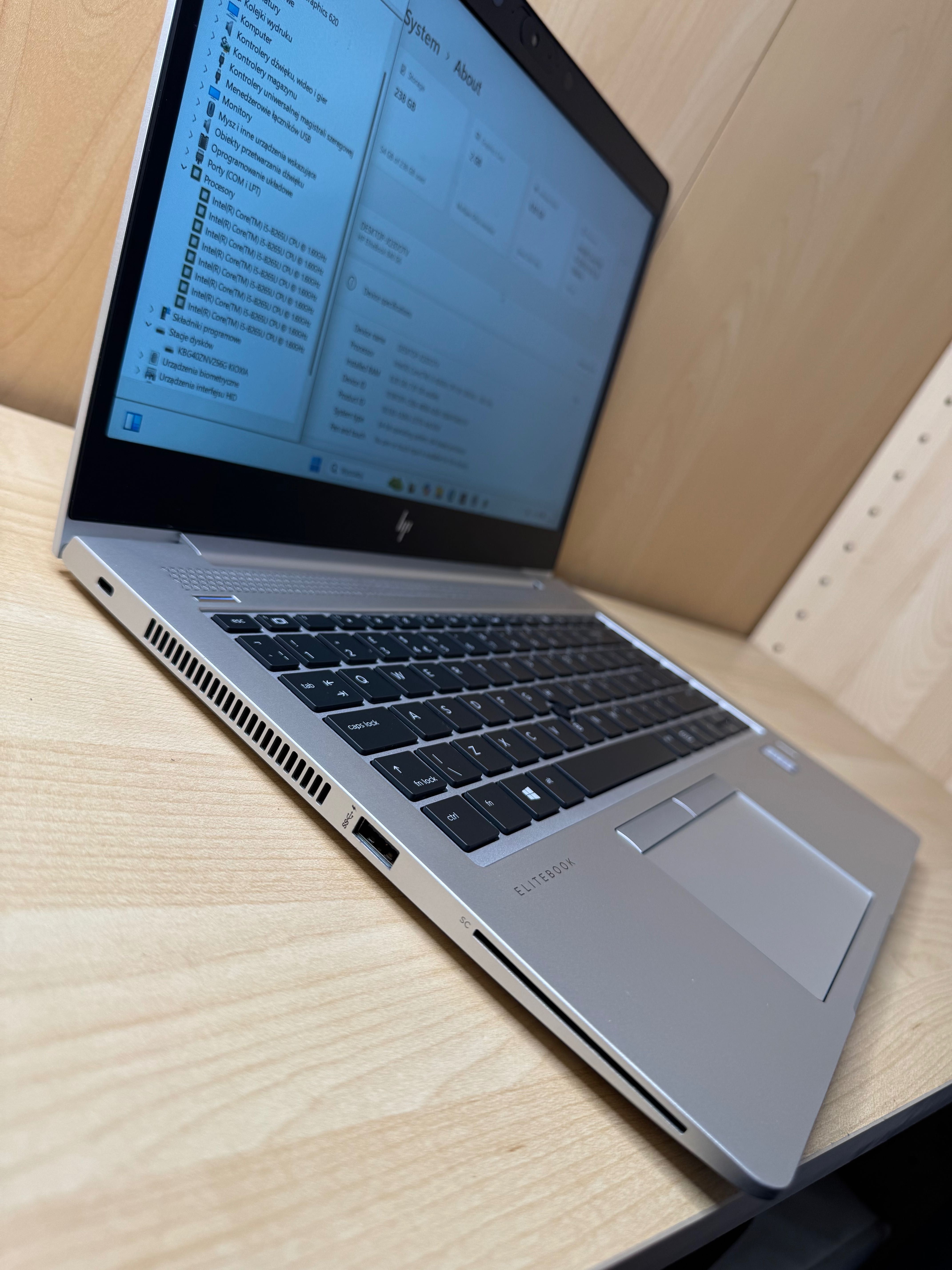 HP Elitebook 840 G6 i5 FHD 8GB DDR4 256GB SSD 14” WIN11PRO WaWa