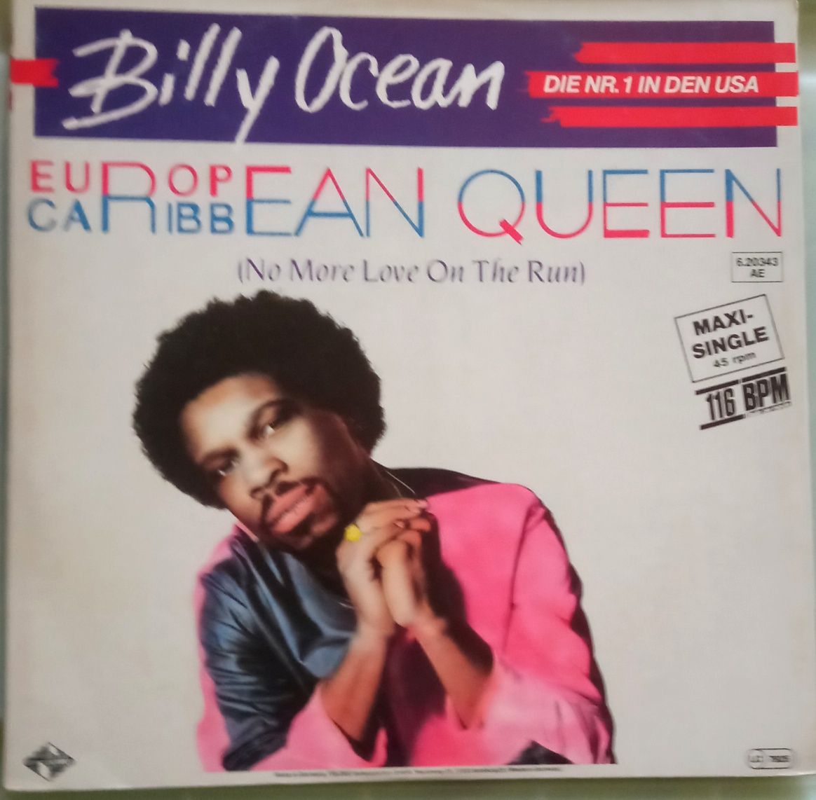 Vinil maxis - Billy Ocean - European Queen