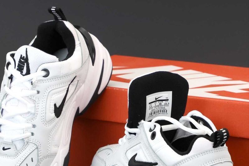 Унисекс кожаные кроссовки Nike M2K Tekno кросівки найк м2к текно шкіра